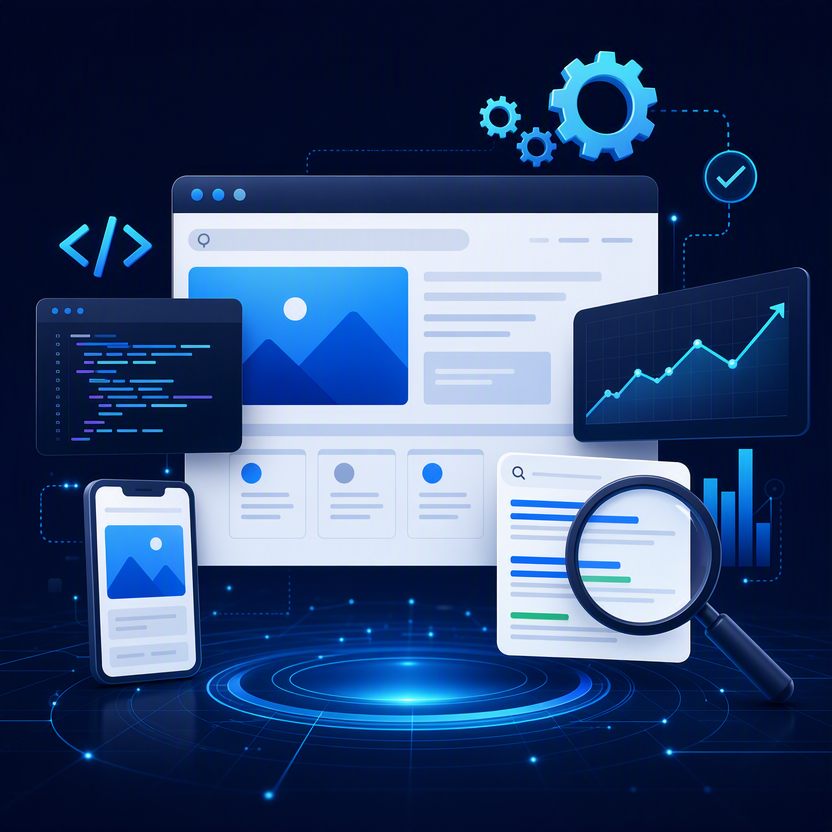 Web Development, Technical SEO และ Business Automation